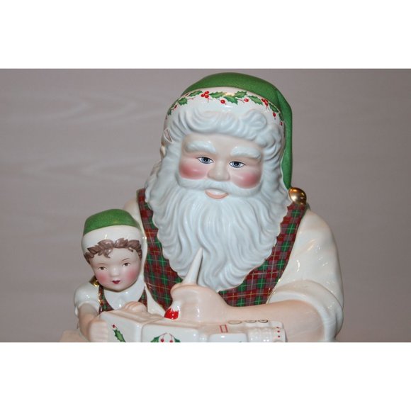 Cookie Jar - Santa's Workbench by Lenox - Picture 5 of 10